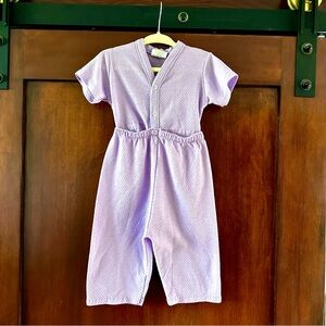 Vintage Lullaby Land Baby Romper | Lavender | 18 Months
